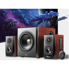 Boxe Bluetooth Edifier 2.1 Telecomanda 150W S350 maro